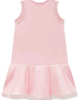 Vestido em Fly Tech e Tule com Elastano 99302 Infanti Infantil Menina