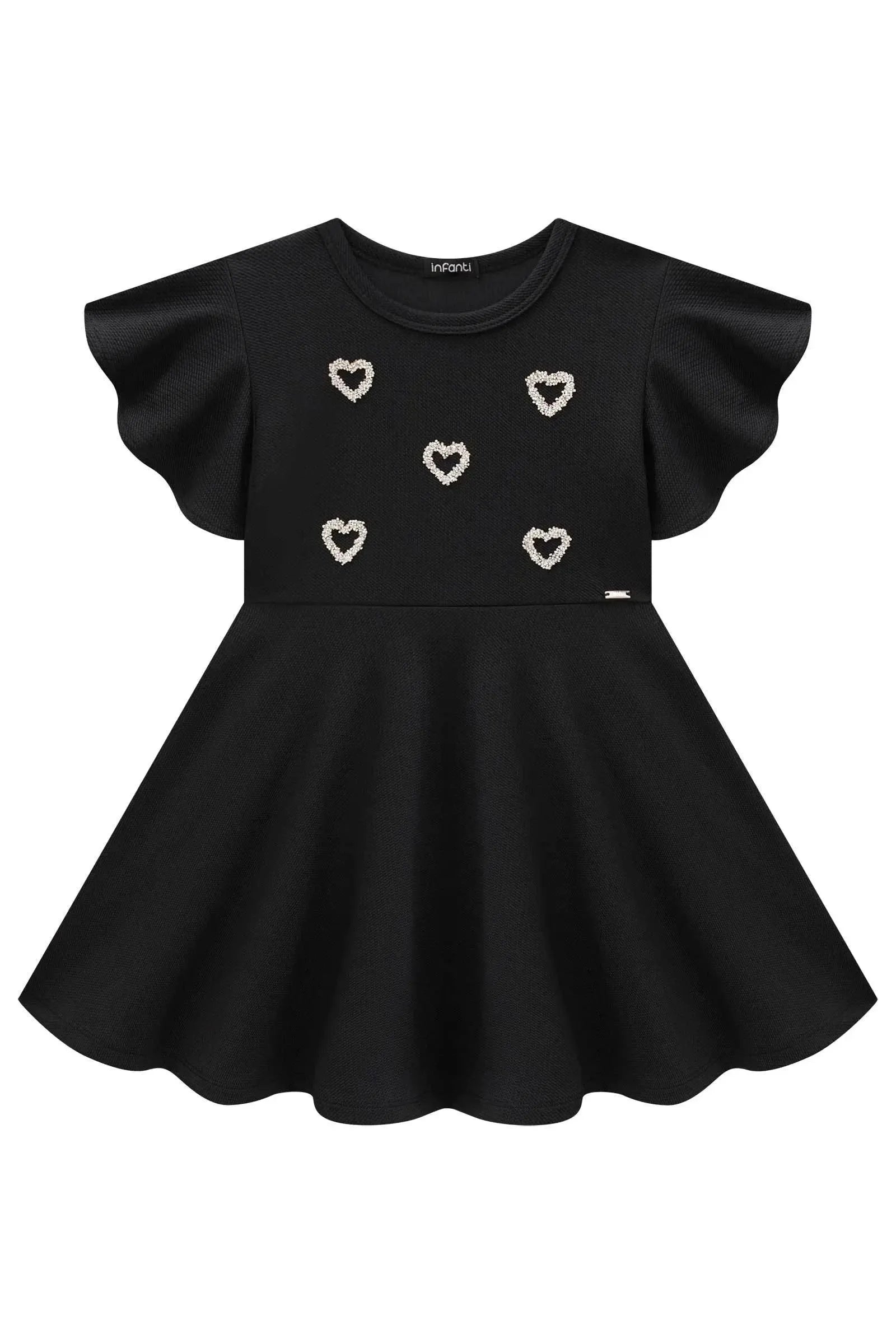 Vestido em Jacquard Catarina 87245 Infanti Infantil Menina