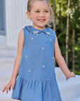 Vestido em Jeans 95339 Infanti Infantil Menina
