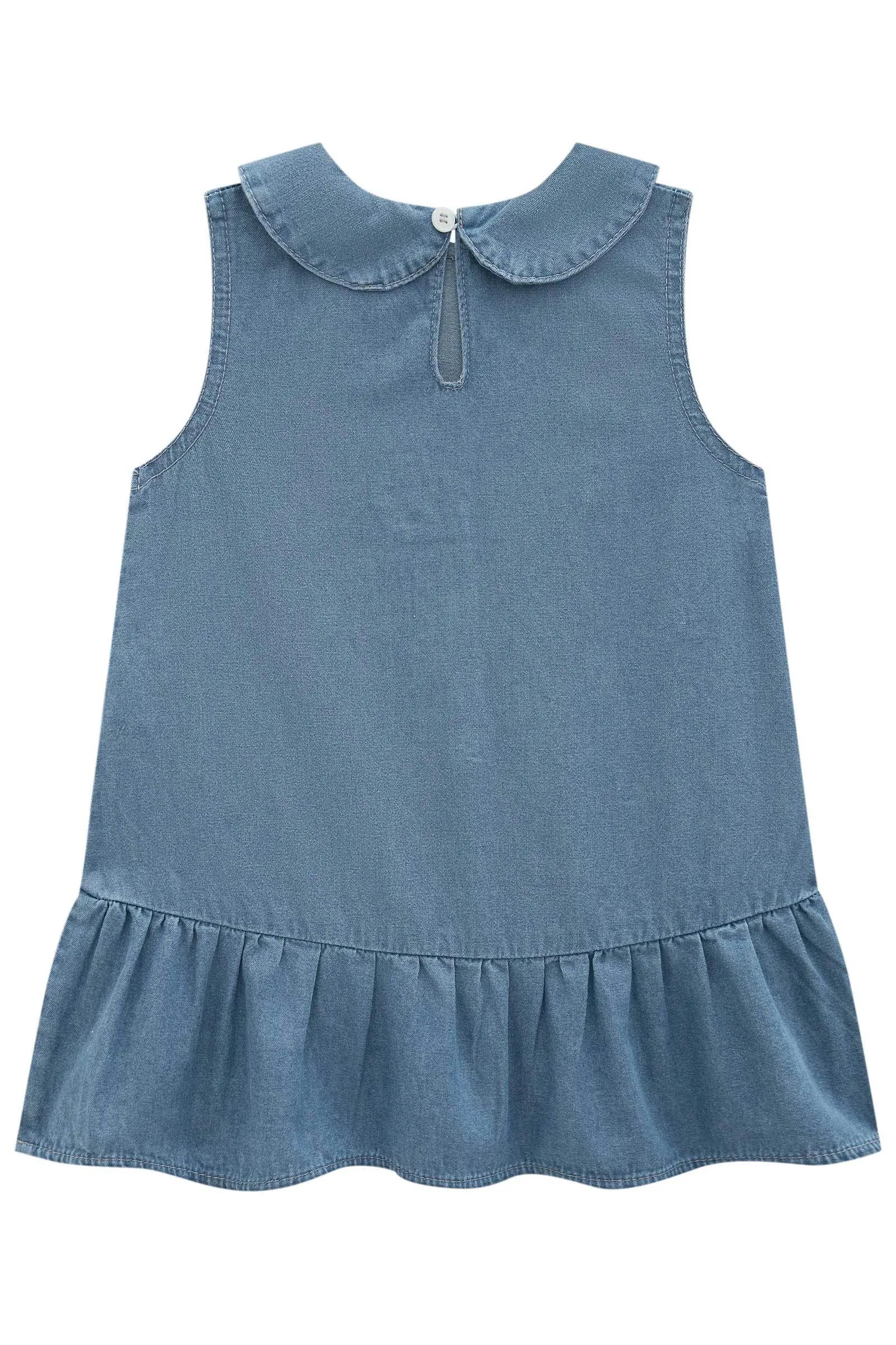 Vestido em Jeans 95339 Infanti Infantil Menina
