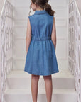 Vestido em Jeans 98779 Infanti Infantil Menina