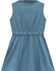 Vestido em Jeans 98779 Infanti Infantil Menina