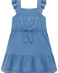 Vestido em Jeans Liz com Elastano 76146 Infanti