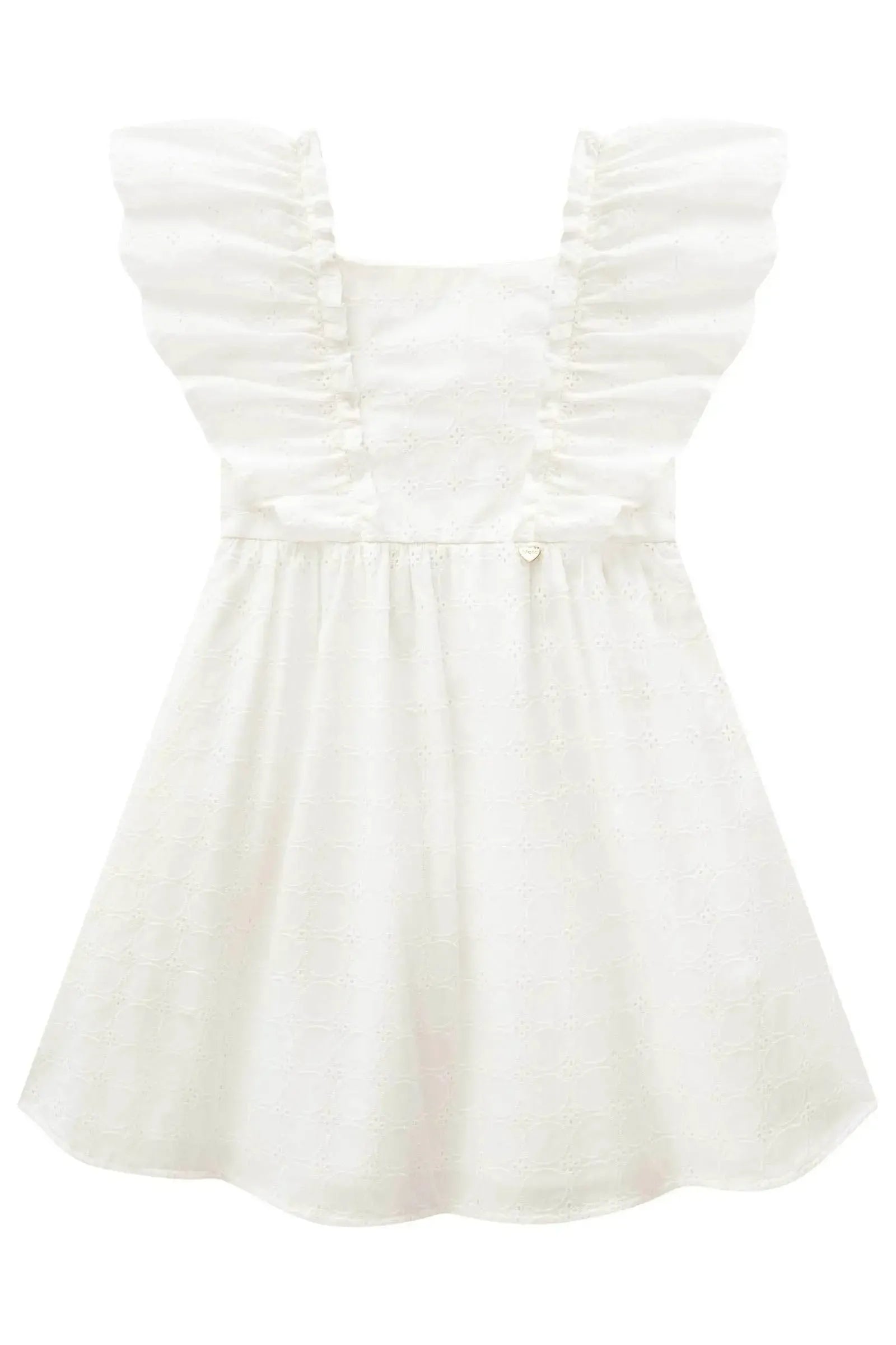 Vestido em Laise Algodão 83693 Infanti Infantil Menina