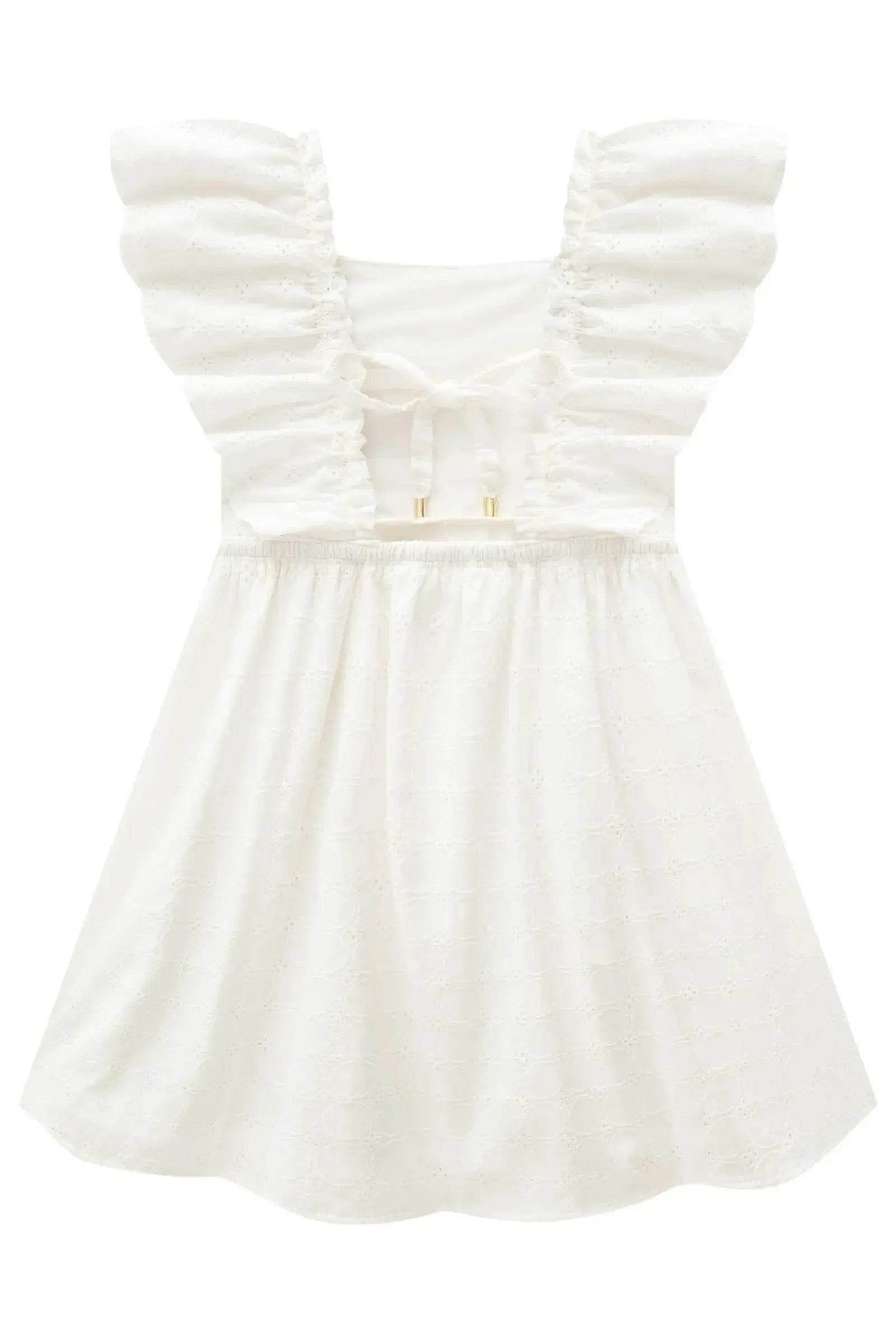 Vestido em Laise Algodão 83693 Infanti Infantil Menina