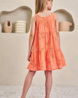 Vestido em Laise Borboleta 84586 Infanti Infantil Menina