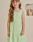 Vestido em Laise Borboleta 84586 Infanti Infantil Menina