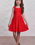 Vestido em Laise Bordada 98079 Infanti Infantil Menina