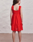 Vestido em Laise Bordada 98079 Infanti Infantil Menina