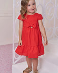 Vestido em Laise Bordada 98579 Infanti Bebê Menina
