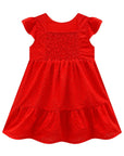 Vestido em Laise Bordada 98579 Infanti Bebê Menina