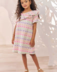 Vestido em Laise Floreale 74234 Infanti