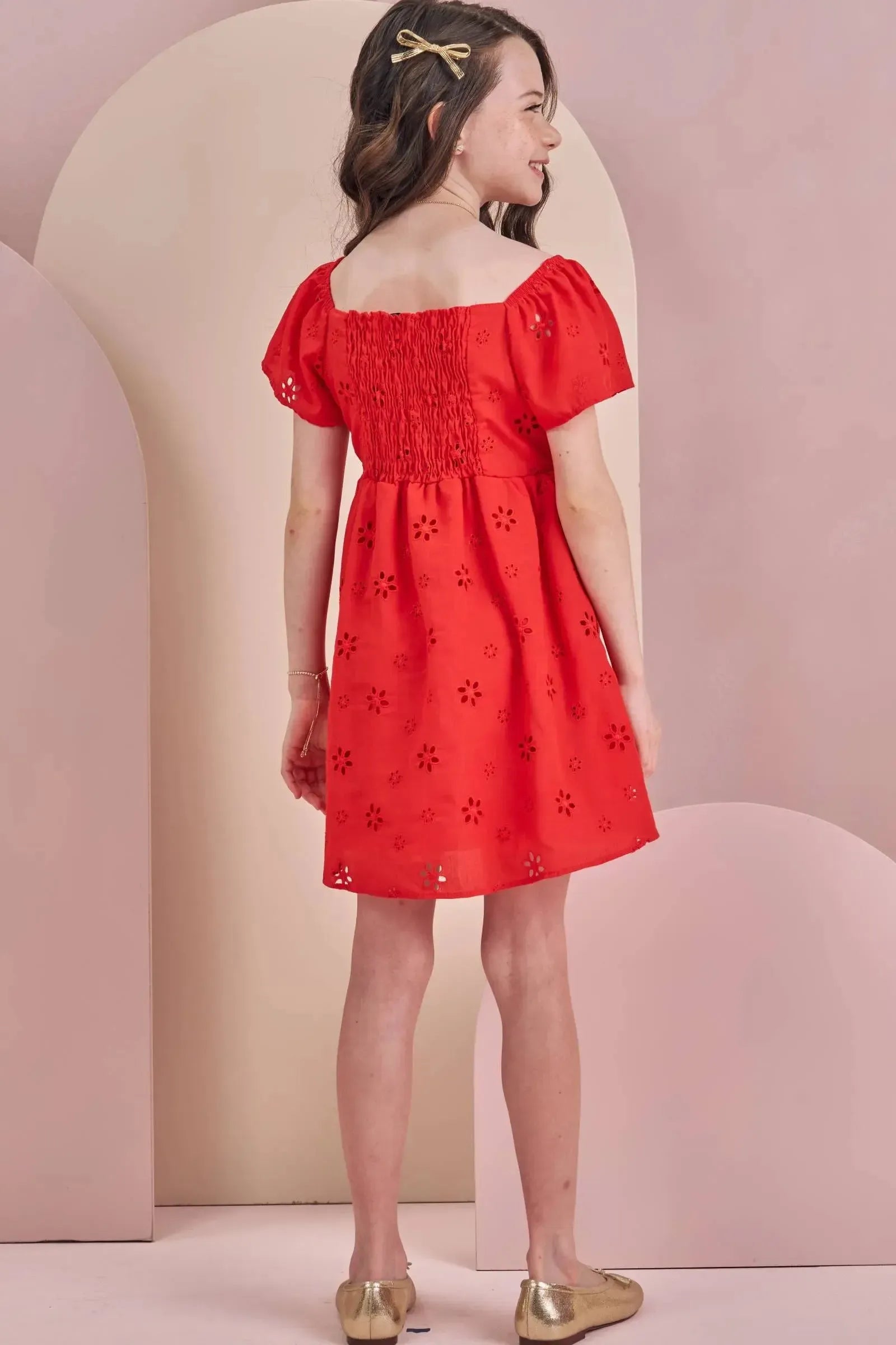 Vestido em Laise Sunny 87244 Infanti Infantil Menina