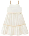 Vestido em Linho com Elastano 87956 Infanti Infantil Menina