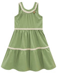 Vestido em Linho com Elastano 99040 Infanti Infantil Menina