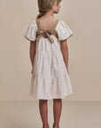 Vestido em Linho Deluxe 98882 Infanti Infantil Menina