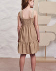 Vestido em Linho Santorine com Elastano 98360 Infanti Infantil Menina