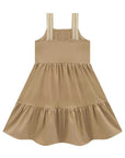 Vestido em Linho Santorine com Elastano 98360 Infanti Infantil Menina