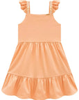 Vestido em Linho Santorine com Elastano 98614 Infanti Infantil Menina