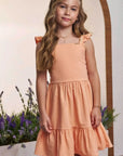 Vestido em Linho Santorine com Elastano 98614 Infanti Infantil Menina