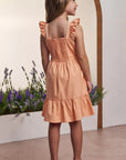 Vestido em Linho Santorine com Elastano 98614 Infanti Infantil Menina