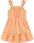 Vestido em Linho Santorine com Elastano 98614 Infanti Infantil Menina