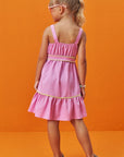 Vestido em Linho Washed com Elastano 76819 Infanti