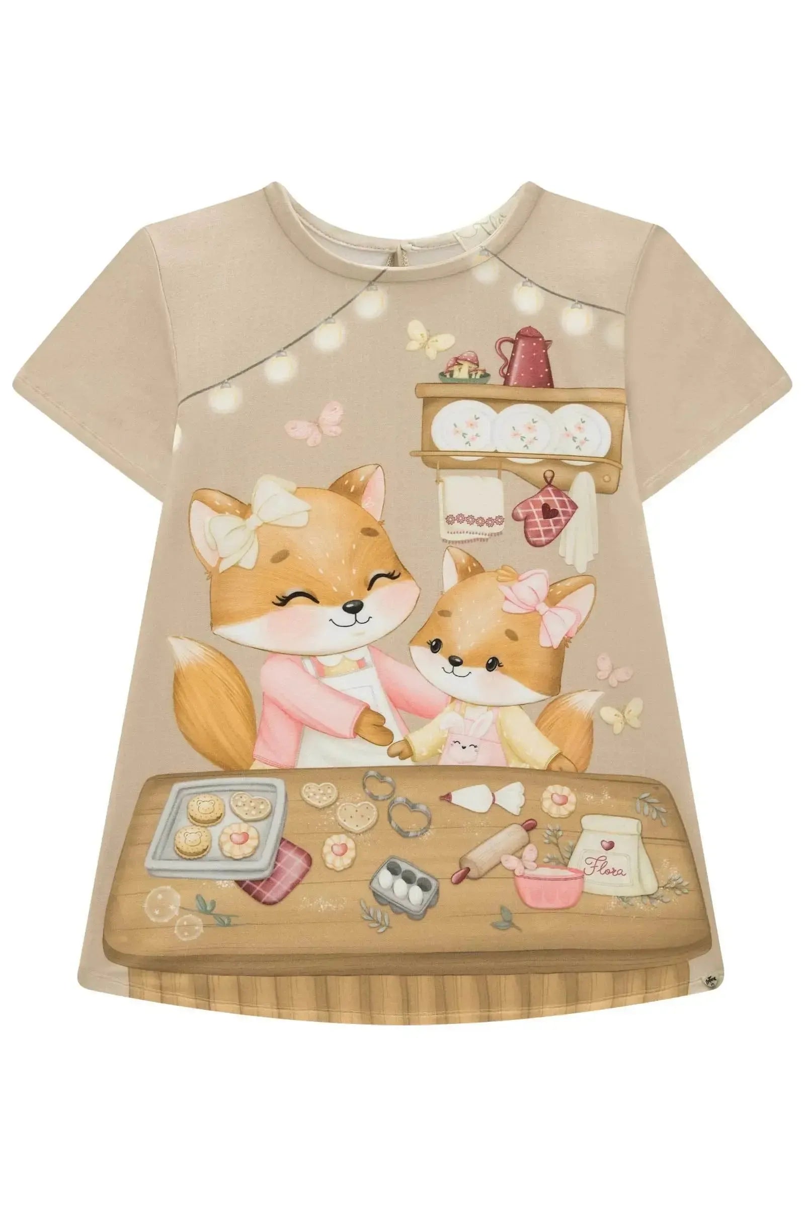 Vestido em Malha Comfy 93453 Infanti Infantil Menina