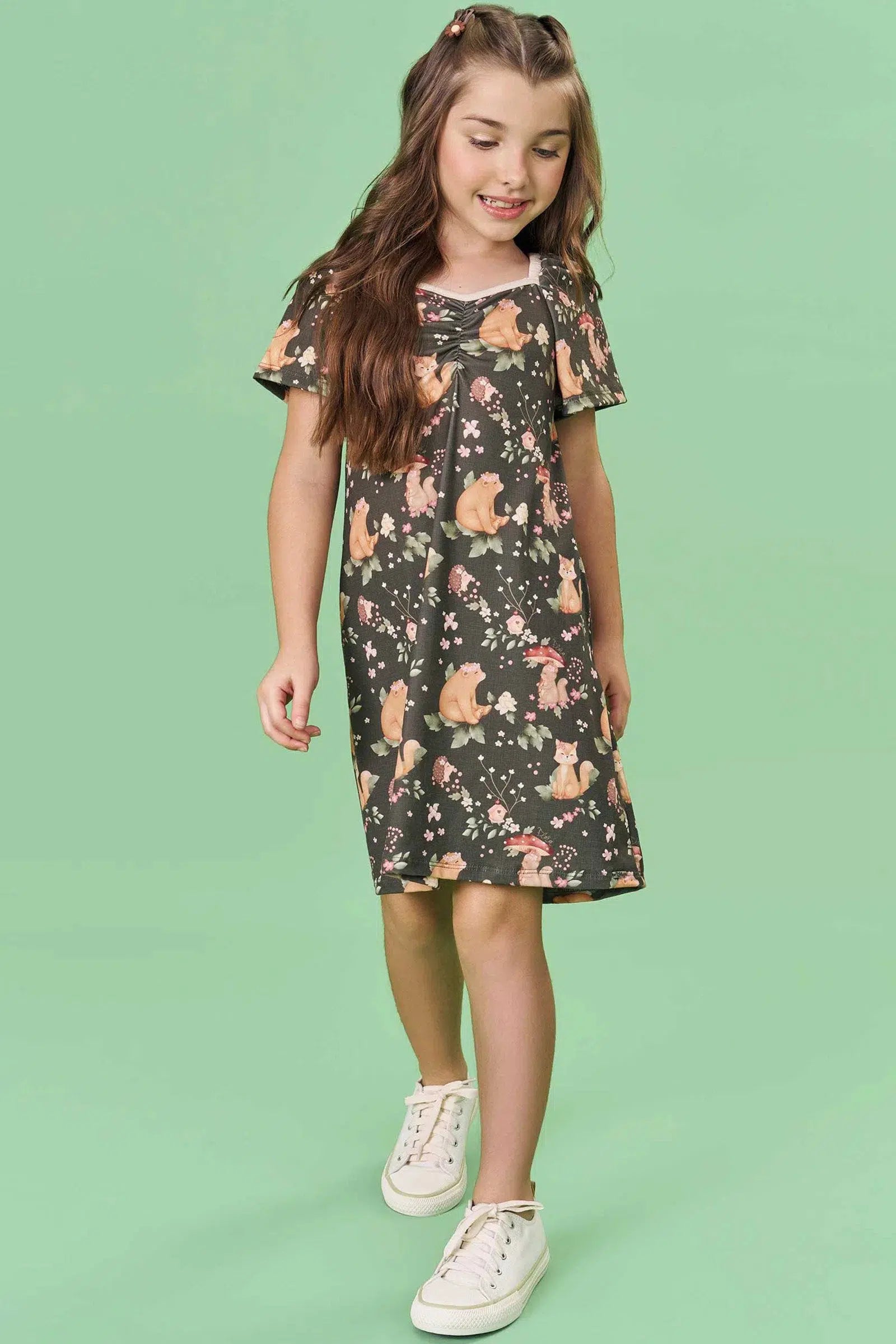 Vestido em Malha Fresh 82156 Infanti