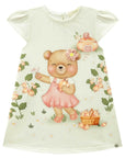 Vestido em Malha Fresh 83148 Infanti Bebê Menina