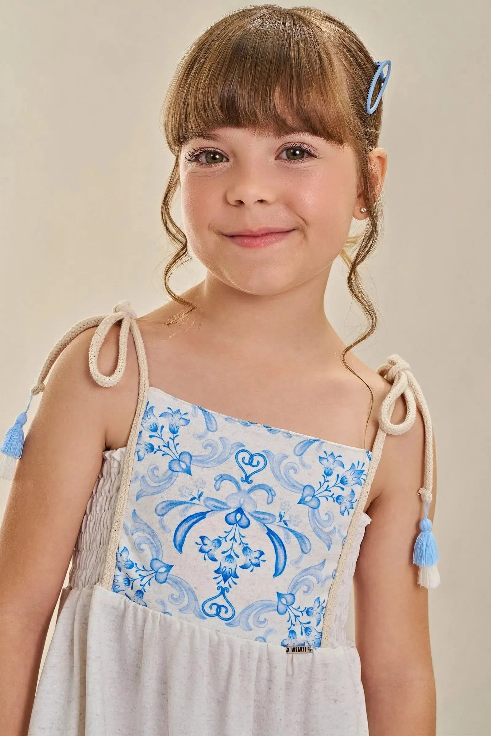 Vestido em Malha Fresh 84944 Infanti Infantil Menina