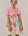 Vestido em Malha Fresh 86485 Infanti Infantil Menina