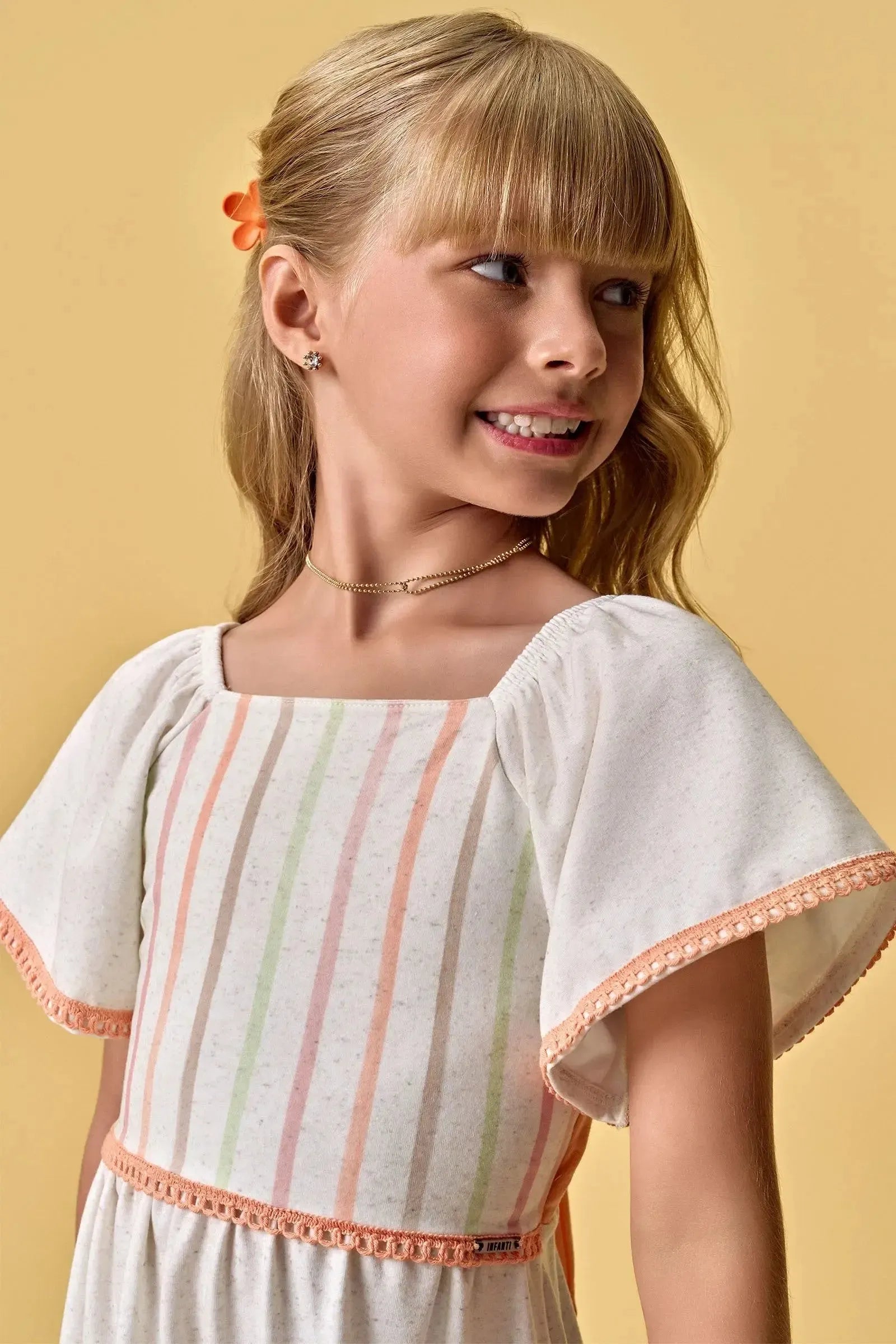 Vestido em Malha Fresh 87954 Infanti Infantil Menina
