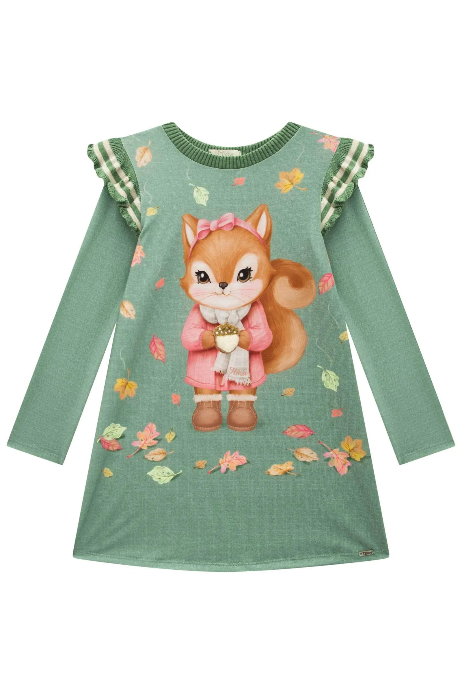 Vestido em Malha Fresh 89170 Infanti Infantil Menina