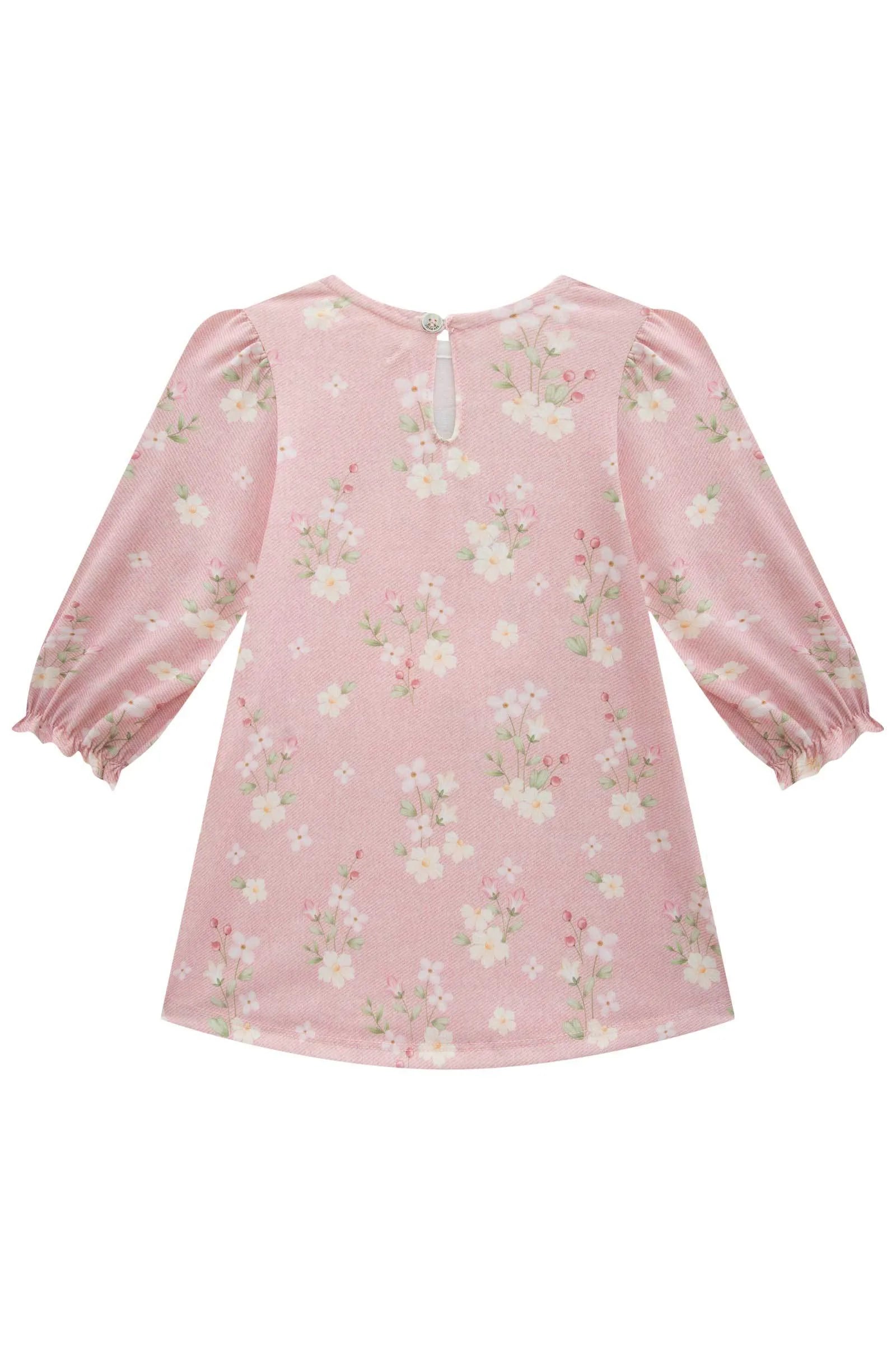 Vestido em Malha Fresh 89207 Infanti Bebê Menina