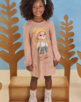Vestido em Malha Fresh 91848 Infanti Infantil Menina