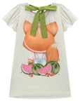 Vestido em Malha Fresh 93225 Infanti Infantil Menina