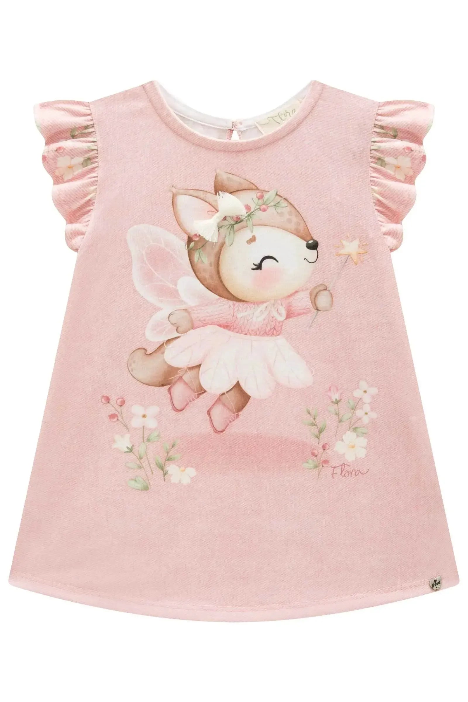 Vestido em Malha Fresh 93450 Infanti Bebê Menina