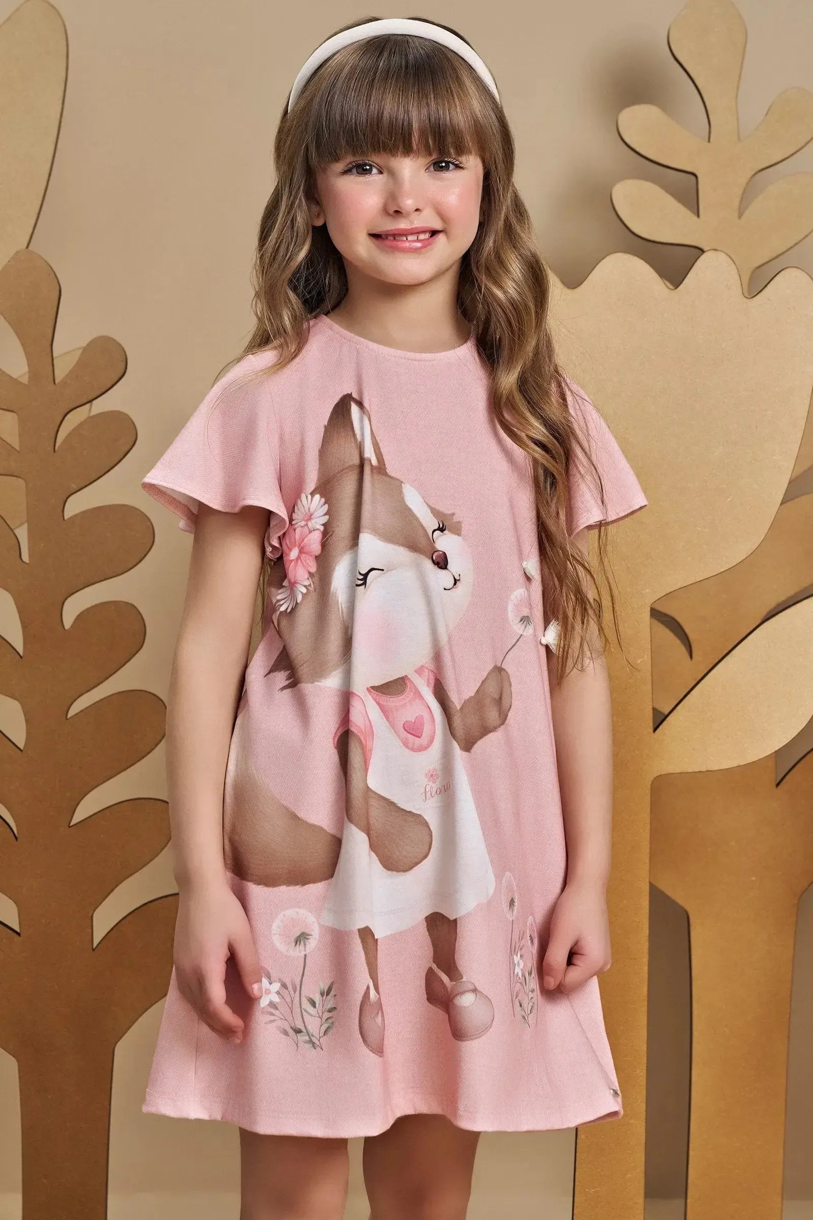 Vestido em Malha Fresh 93501 Infanti Infantil Menina