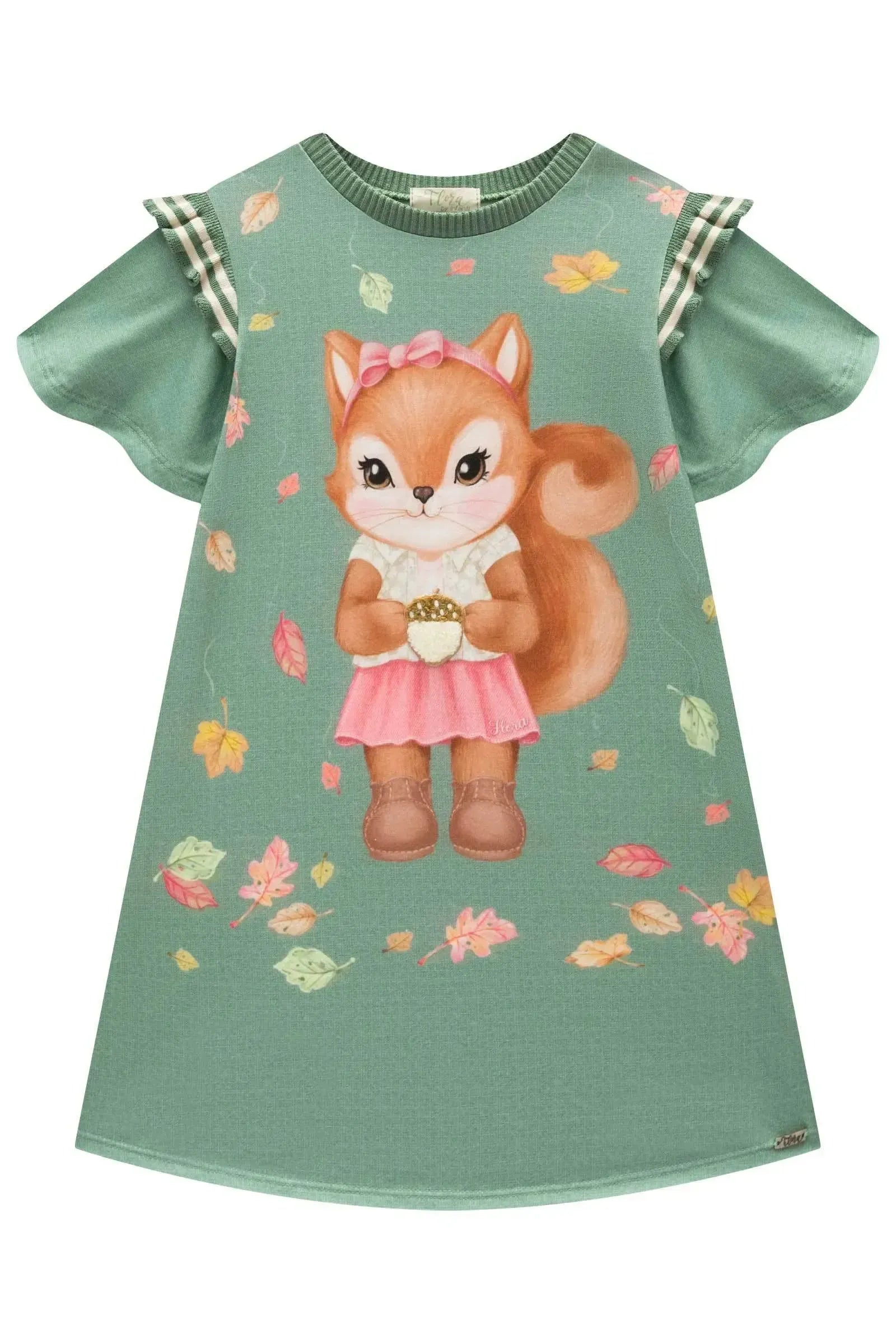 Vestido em Malha Fresh 93504 Infanti Infantil Menina