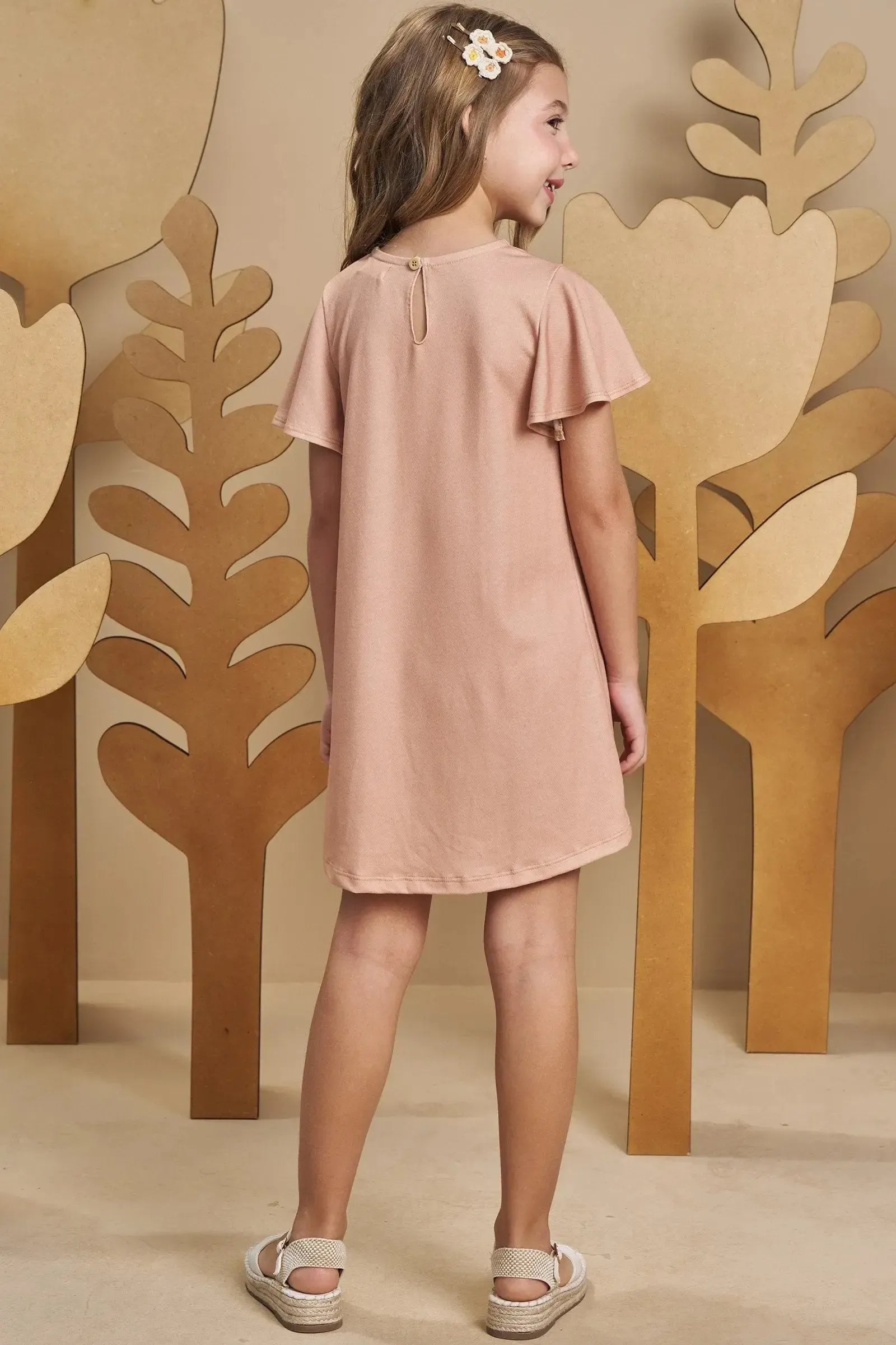 Vestido em Malha Fresh 93510 Infanti Infantil Menina