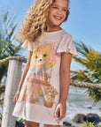 Vestido em Malha Fresh 94485 Infanti Infantil Menina
