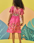 Vestido em Malha Fresh. Acompanha Bolsa 73722 Infanti