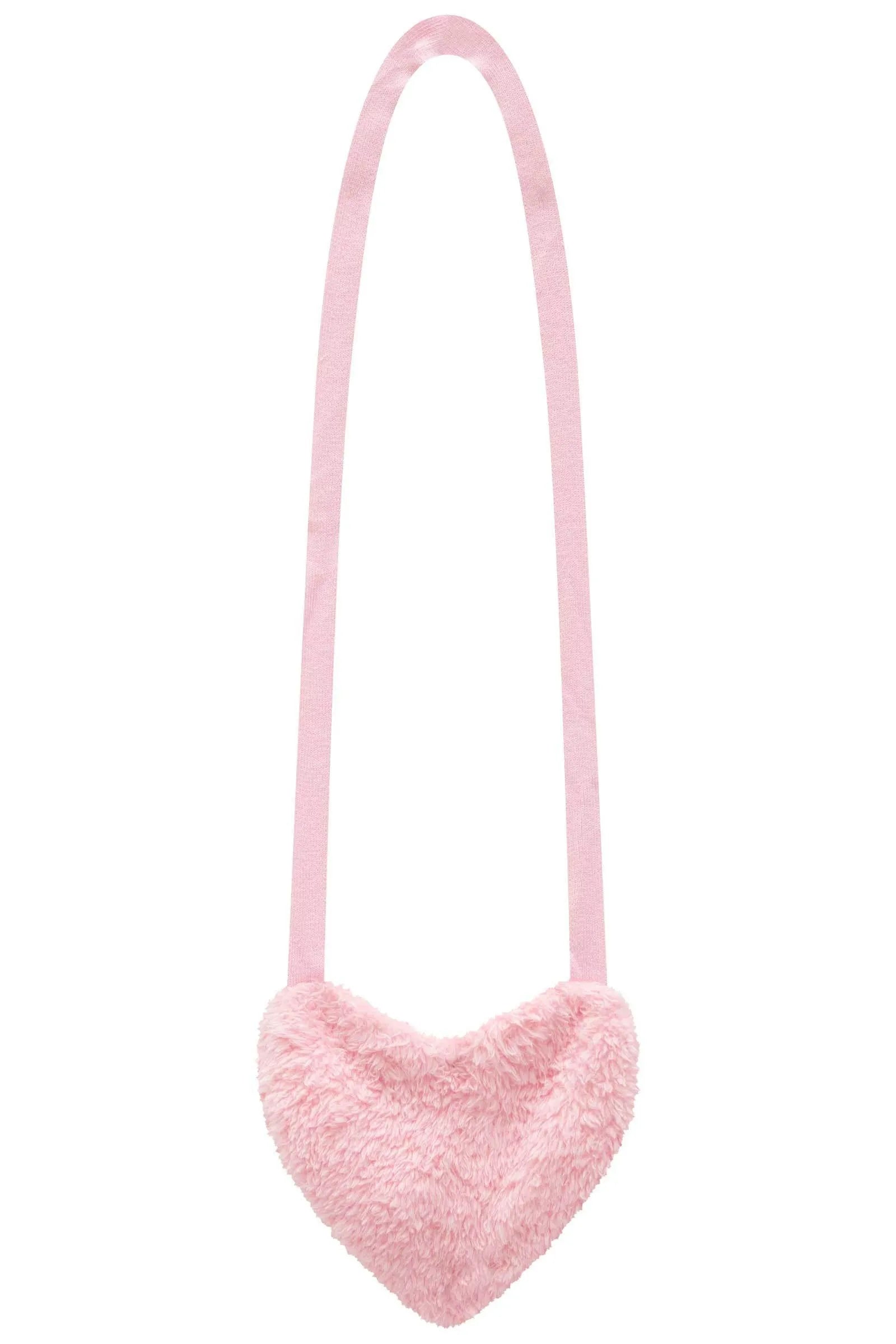 Vestido em Malha Fresh. Acompanha Bolsa em Pelo Carneirinho 91816 Infanti Infantil Menina