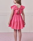 Vestido em Malha Fresh e Laise Verano 96783 Infanti Infantil Menina