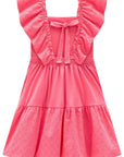 Vestido em Malha Fresh e Laise Verano 96783 Infanti Infantil Menina