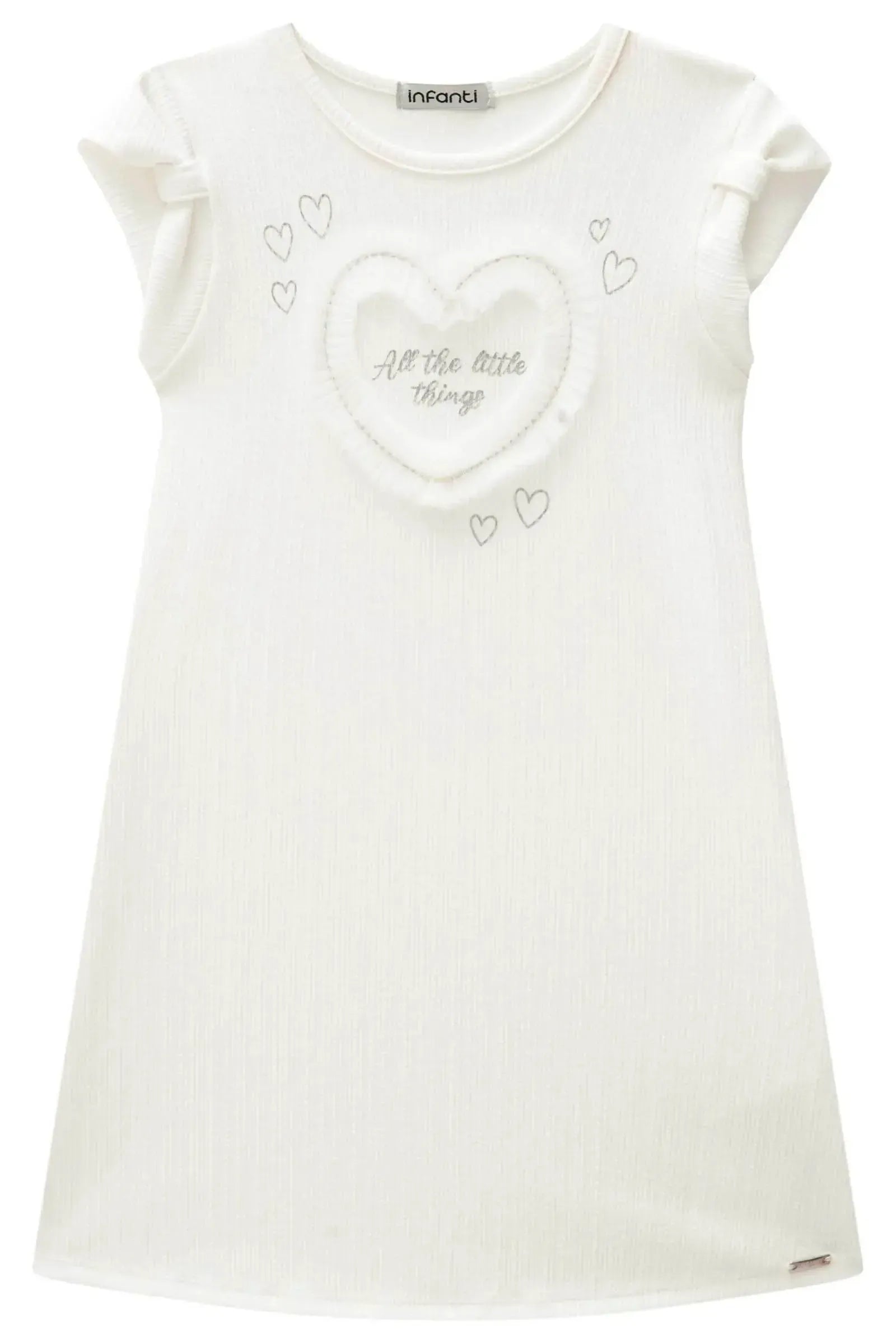 Vestido em Malha Jacquard 85575 Infanti Infantil Menina