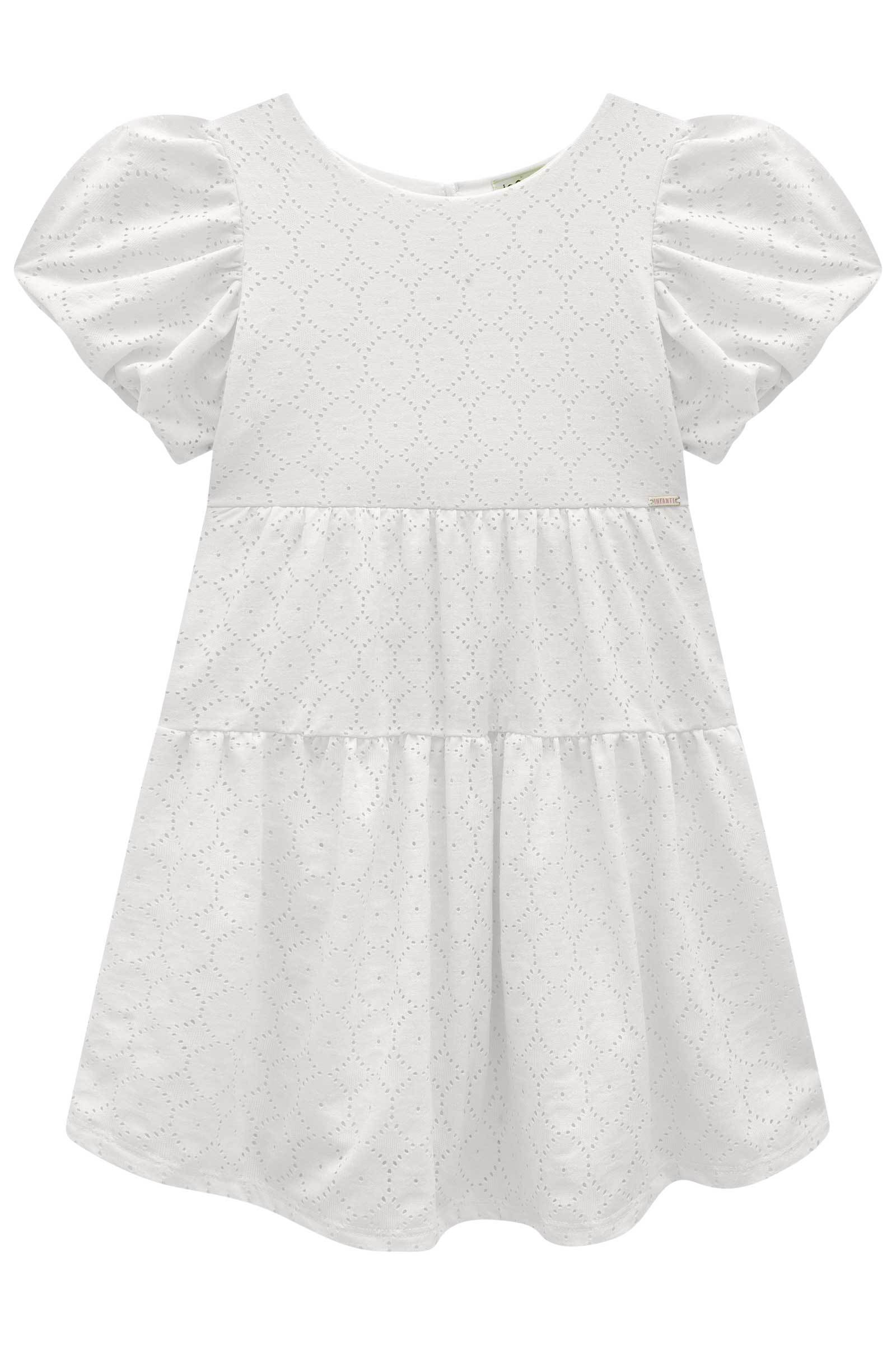 Vestido em Malha Laise 74225 Infanti