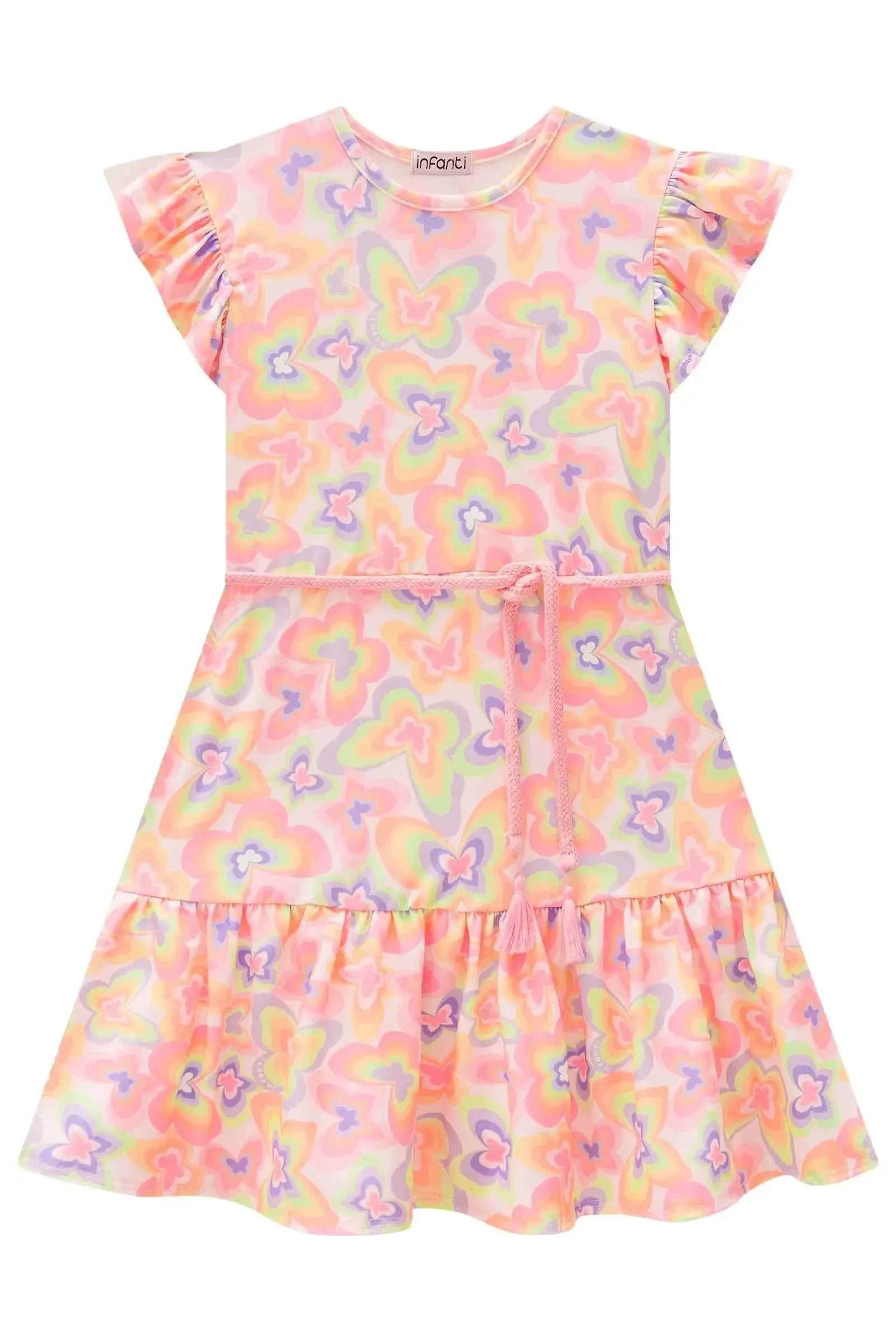 Vestido em Malha Power 83129 Infanti Infantil Menina