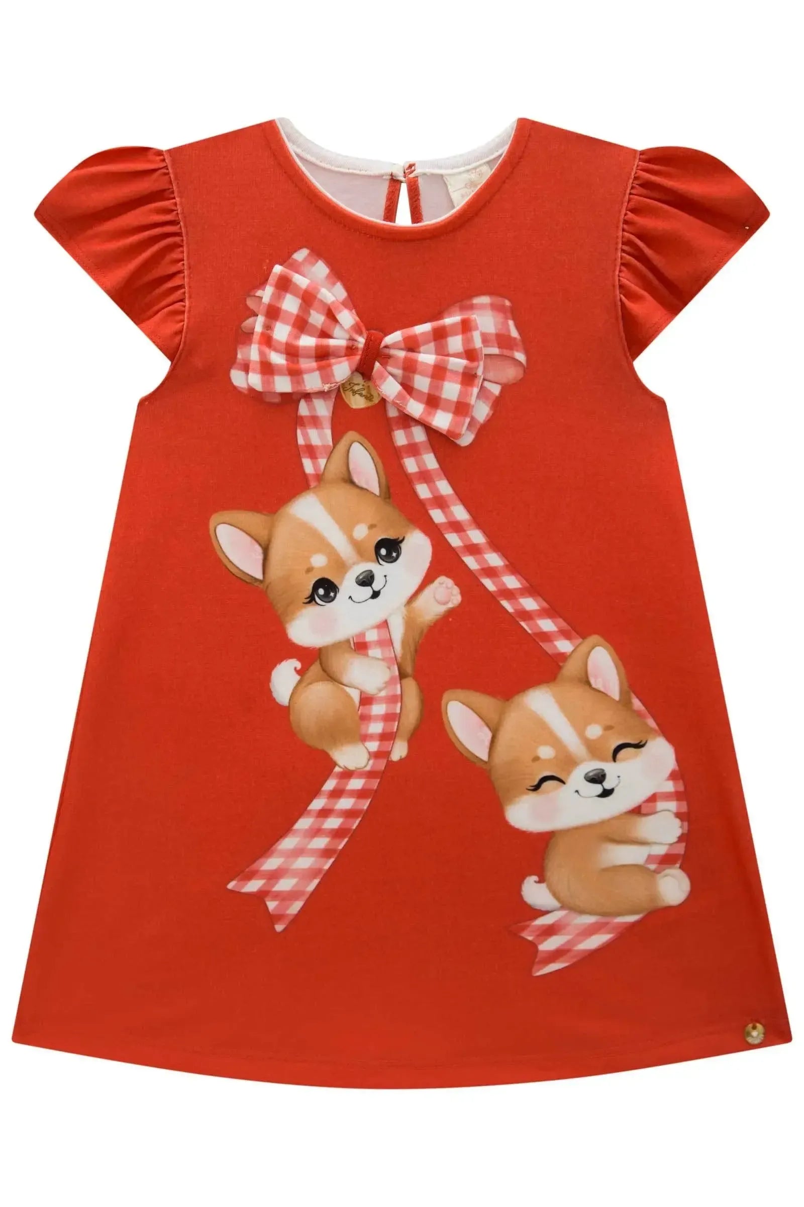 Vestido em Malha Power 88674 Infanti Bebê Menina